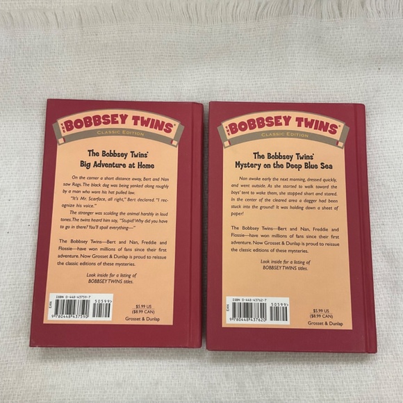 Lot/2 Hardcover Bobbsey Twins Books Volumes 8 & 11 Laura Lee Hope - Picture 4 of 7